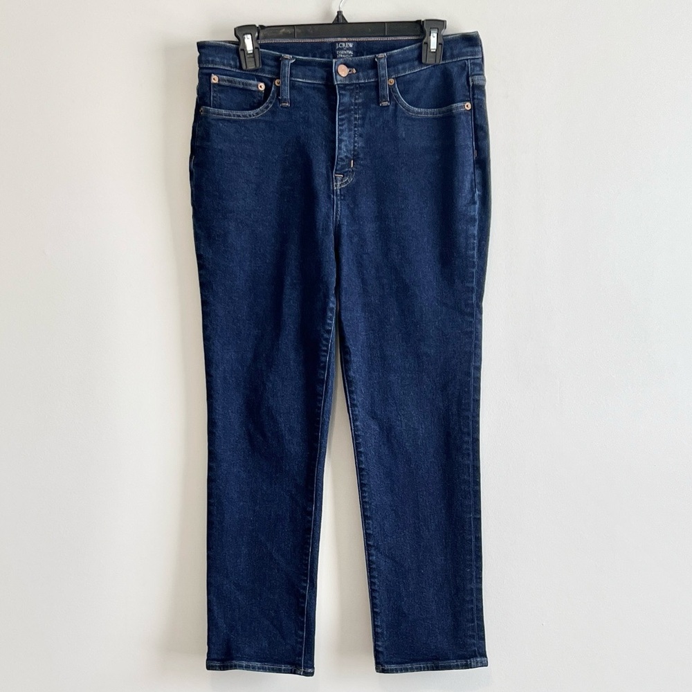 J. Crew Essential Straight Leg Denim Jeans